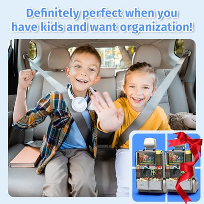 Car Backseat Organizer with Tablet Holder