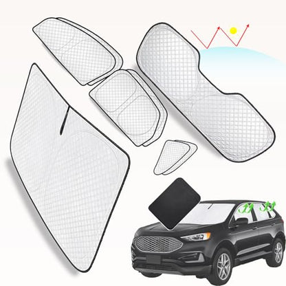 8pcs Thicken Full Window Sun Shade for Ford Edge Accessories 2015