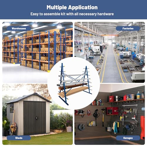 2000 lbs Horizontal Storage Rack (7 Count)