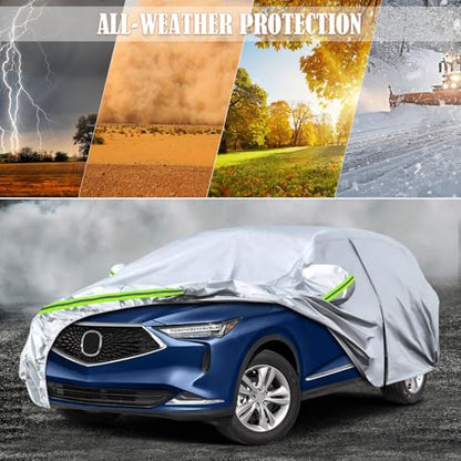 6 Layers Silver Waterproof Car Covers Replace for 2001