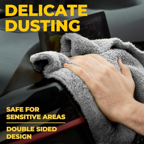 Edgeless Microfiber Car Towels (6 Count)