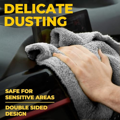 Edgeless Microfiber Car Towels (6 Count)