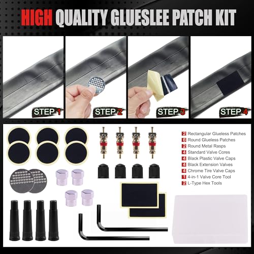 108 Piece Heavy Duty Tire Repair Kit (108 Count)
