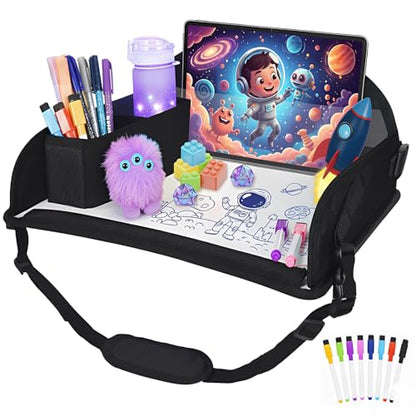 Upgraded Kids Travel Tray for Airplane