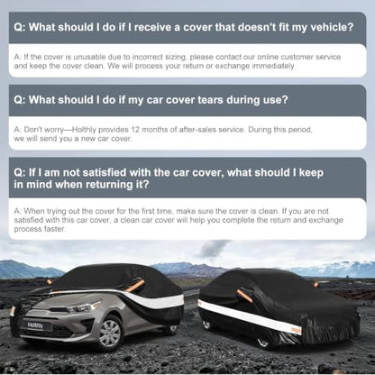 10 Layers Sedan Car Cover Custom Fit for Kia Rio