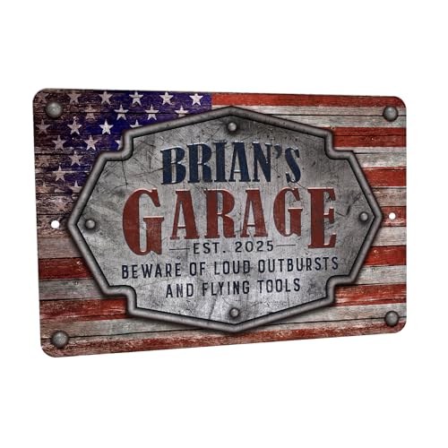 Garage Sign Personalized