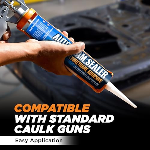 Black] 2 Pack Professional Automotive Seam Sealer (10.5 Fl Oz)