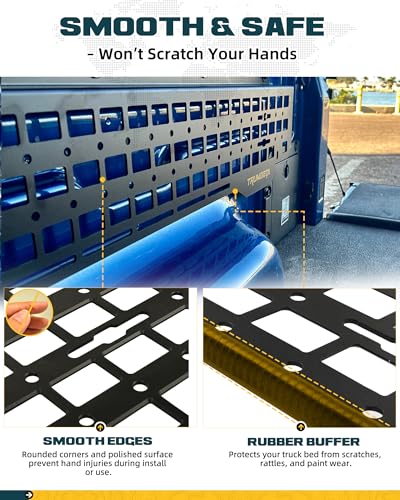 Side Bed MOLLE Panel Fit for 2024 2025 2026 Toyota Tacoma Double Cab 5