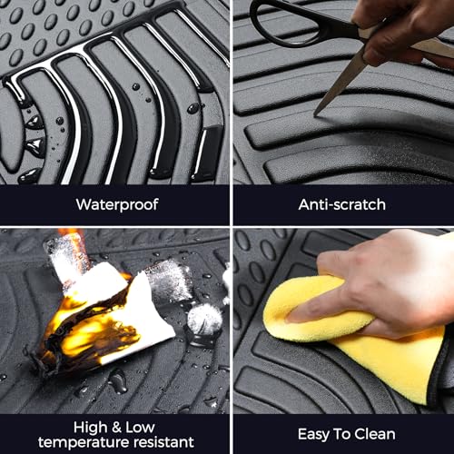 for Kia Sportage Floor Mats & Cargo Liner 2023 (4 Count)