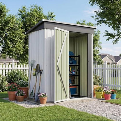 5x3 FT Outdoor Storage Shed with Floor Frame