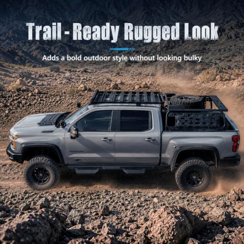 6" Rustproof Running Boards Side Steps Compatible with 2018 (2 Count)