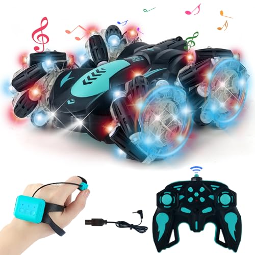 Gesture Sensing RC Stunt Car with Light