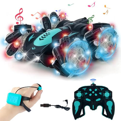 Gesture Sensing RC Stunt Car with Light