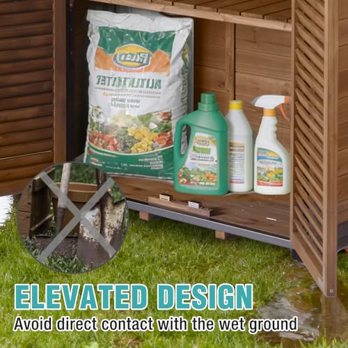 5FT Outdoor Storage Shed with 3