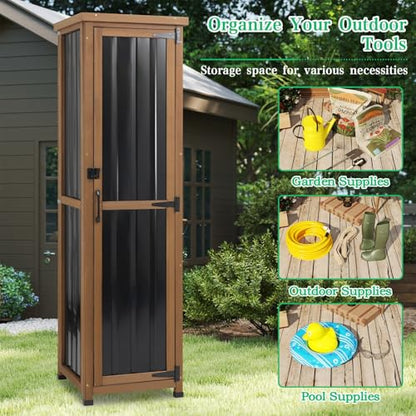 Tall Outdoor Storage Cabinet