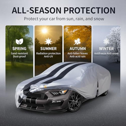Multi Layer Car Cover Custom Fit for Ford Mustang