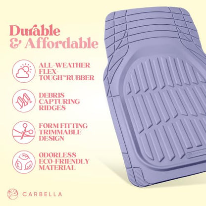 Lavender Purple Car Floor Mats