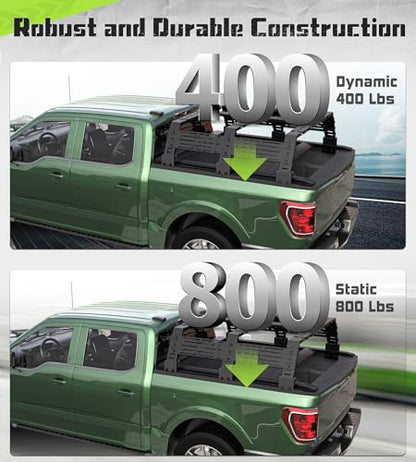 Truck Bed Rack Adjustable Height 16.7"