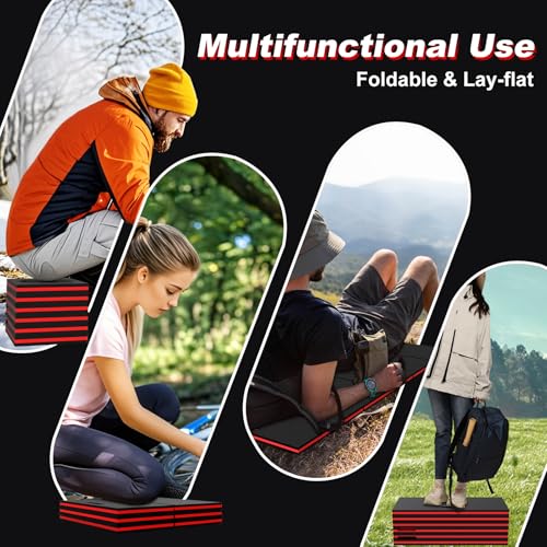 22.8" Wide Mechanic Mat Foldable EVA Kneeling Pad with Magnetic Tool Slots