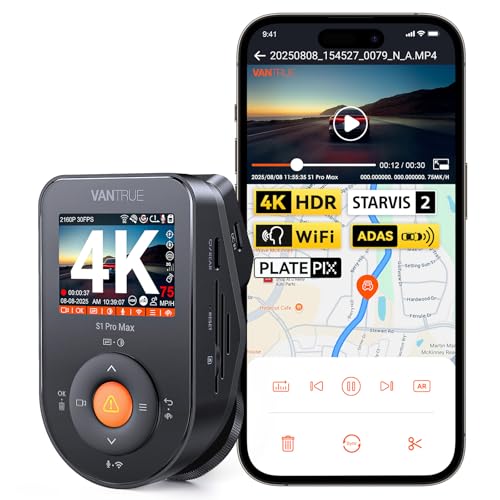 S1 Pro Max 4K Dash Cam Front