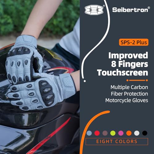 SPS 2 Plus Unisex Touchscreen Road Racing Motorcycle MTB Sports Gloves Also fit BMX MX ATV Mountain Bike Bicycle Cycling Off