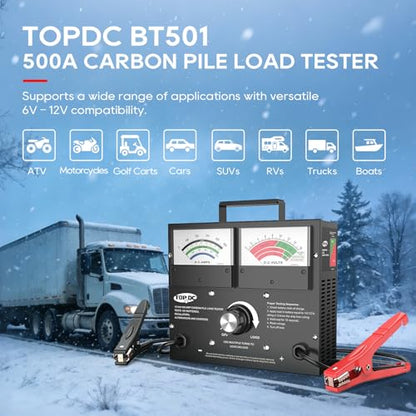 500A Carbon Pile Battery Load Tester