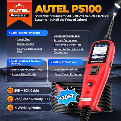 PowerScan PS100 Circuit Tester 2.0