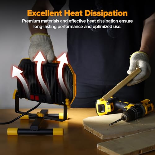 12500 Lumen LED Work Light with Stand