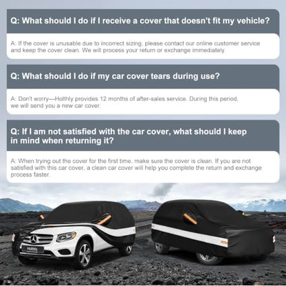 10 Layers SUV Car Cover Custom Fit Mercedes