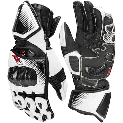 Leather Motorcycle Gloves for Men and Women