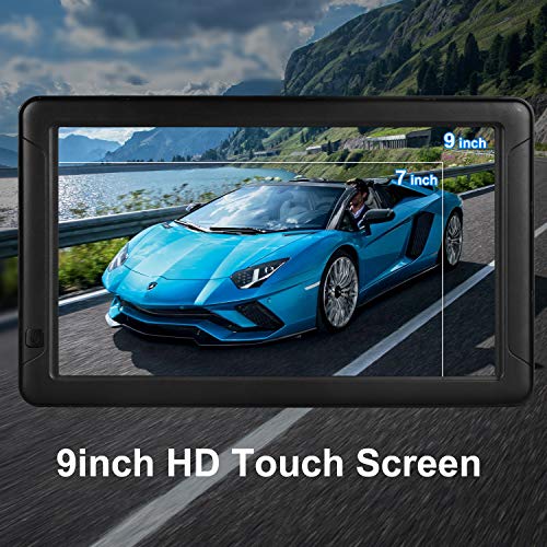 GPS Navigation for Car （9 Inch） Slimline Touch Screen Real Voice Direction