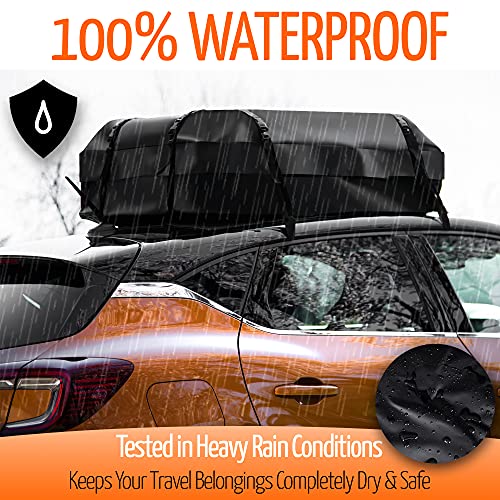Car Roof Cargo Bag Water Resistant with a Protective Anti Slip Mat