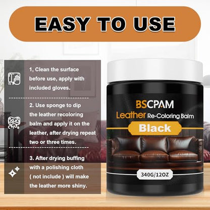 Black Leather Recoloring Balm