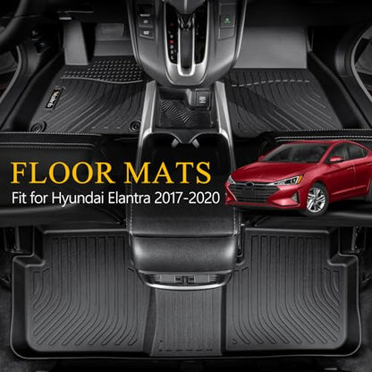 All Weather Floor Mats for Hyundai Elantra 2017