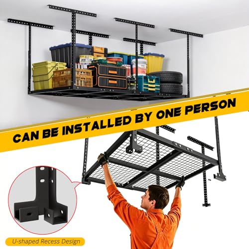 3 x 8FT Overhead Garage Storage Rack