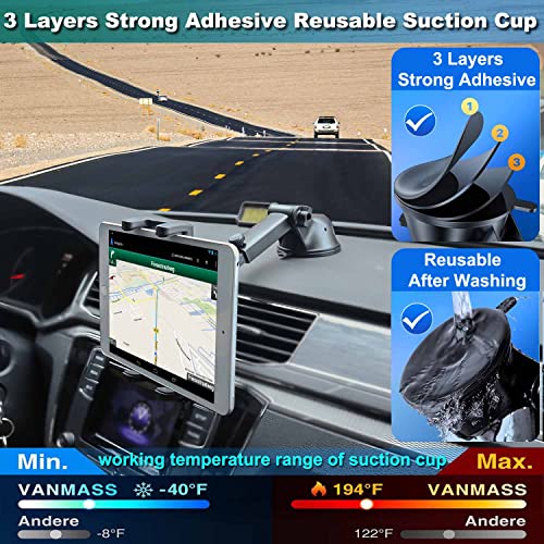 Car Dashboard Tablet Mount for 4