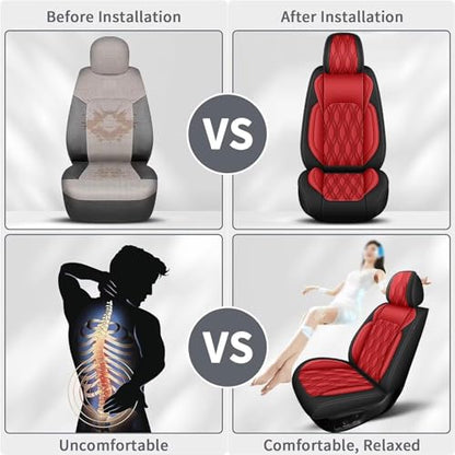 Full Set Waterproof Leather Seat Covers for Toyota Corolla 2000