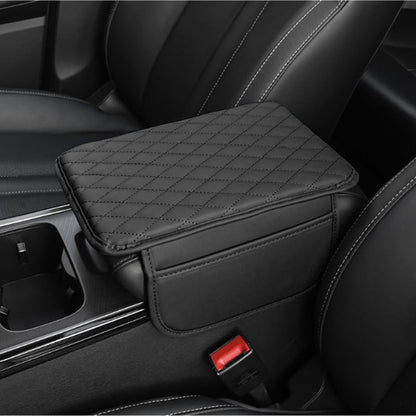 Memory Cotton Leather Car Armrest Box Pad