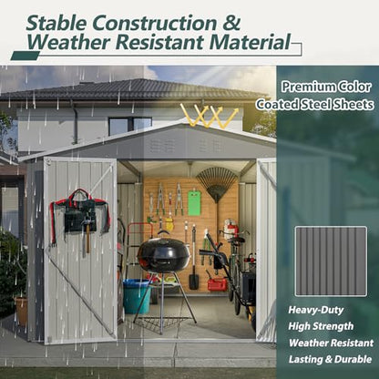 10x10 FT Outdoor Storage Shed