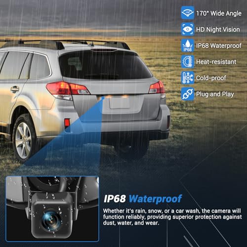 86267AJ10A Backup Camera Compatible with Subaru Legacy Outback 2010
