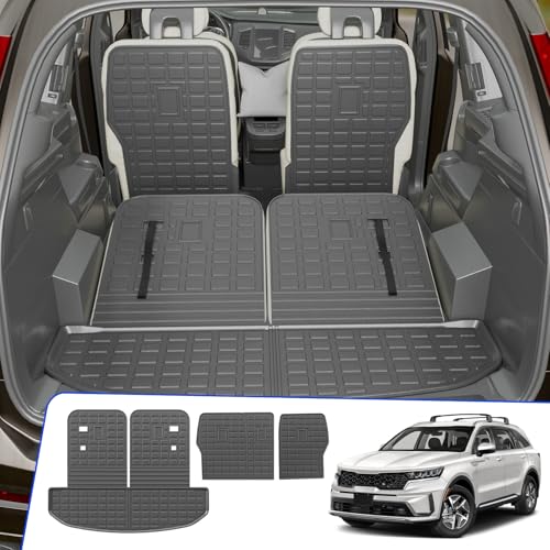 Cargo Mat + 2nd & 3rd Row Backrest Mats for 2021