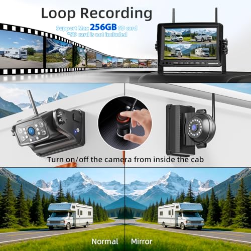 Magnetic Wireless Backup Camera (4 Count)