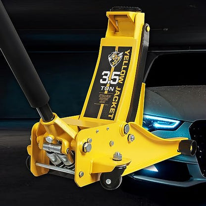 3.5 Ton Low Profile Floor Jack Quickly Lift Hydraulic Car Jack with Dual Pumps