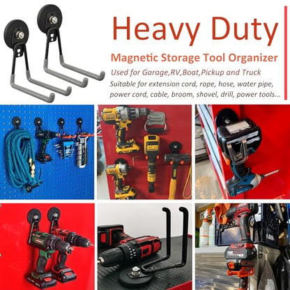 Magnetic Garage Hook (2 Count)