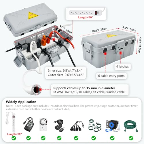 Medium Outdoor Electrical Box