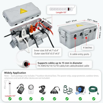 Medium Outdoor Electrical Box