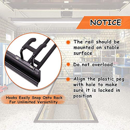 24 Inch Wall Mounted Ski Rack