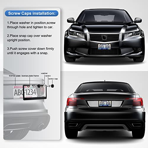 2 Pack License Plate Frames (2 Count)