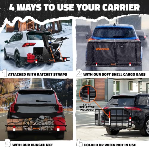 500 lb. Capacity Folding Luggage Rack for SUV Car Truck ATV & More