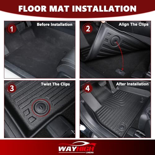 Floor Mats & Backseat Cargo Liner for Hyundai Kona 2024